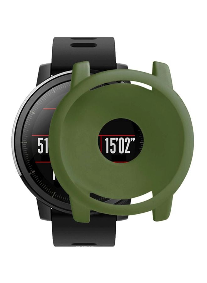 Amazfit Stratos Silicone Watch Case Army Green  - Image 2