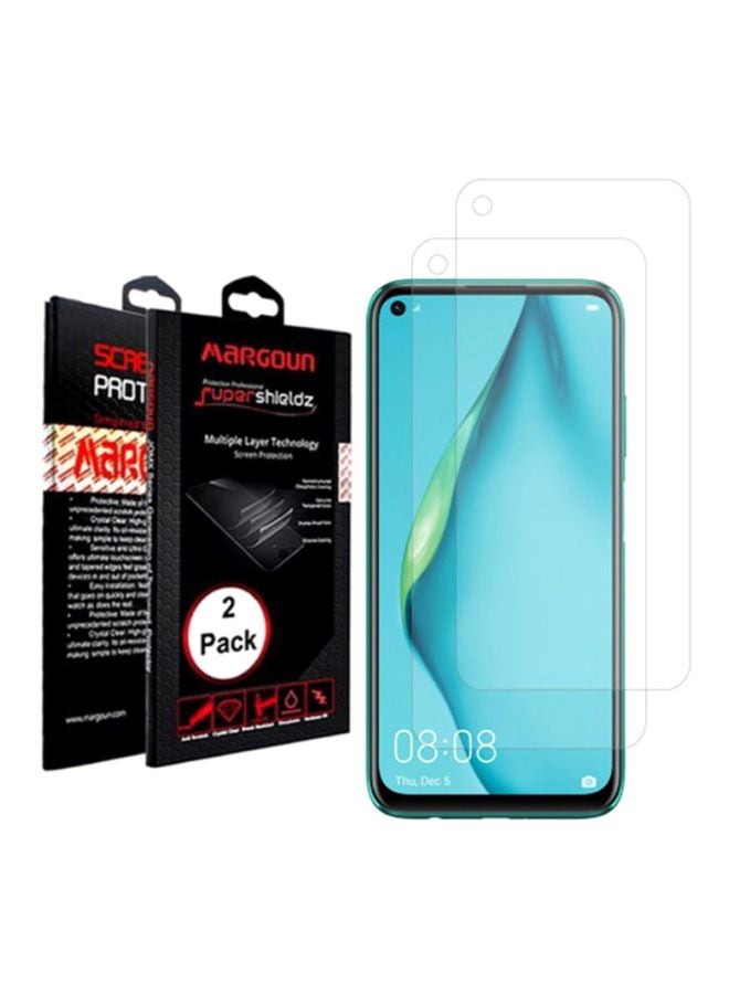 MARGOUN Pack Of 2 Screen Protector For Huawei P40 Lite Clear - Image 2