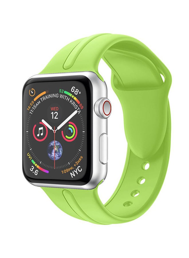 Voberry Adjustable Band Strap For Apple Watch Series 4 44mm Green  - Image 4