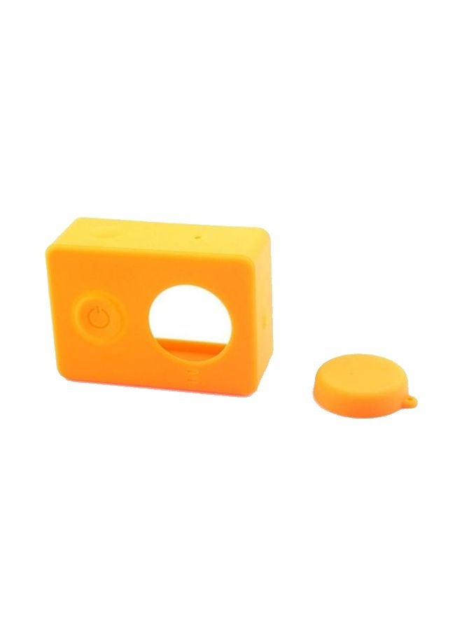 Ozone Xiaomi Yi Camera Silicone Case Protector Skin With Lens Cap Orange  - Image 1