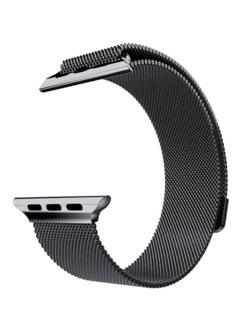 Replacement Steel Band For Apple Watch 42mm Black