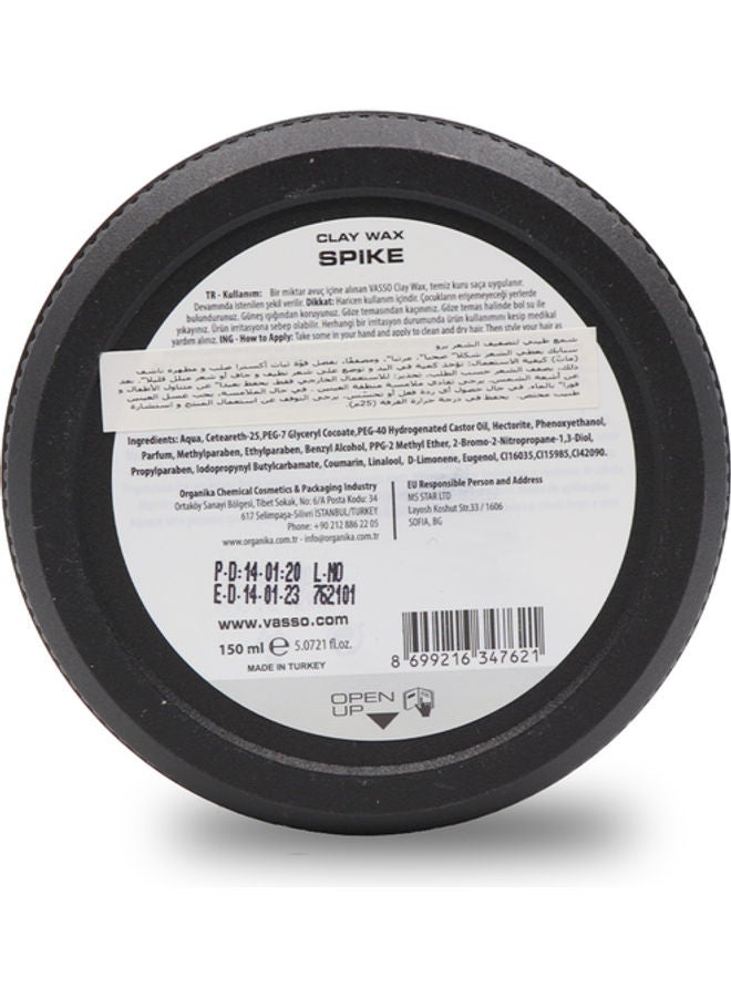VASSO EVOLUTION - Spike Pro Clay Hair Wax 150ml - Image 1