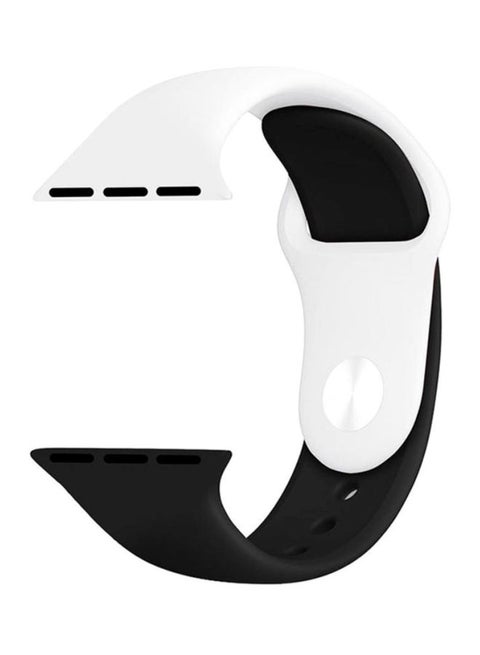 Replacement Band For Apple Watch Series 1/2/3/4 42mm White/Black
