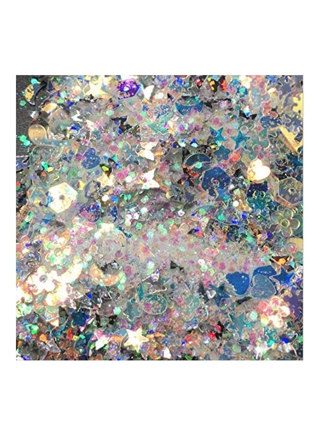 Chunky Glitter Powder Holographic Heart Butterfly Star Flower Nail Art Multicolour - Image 3