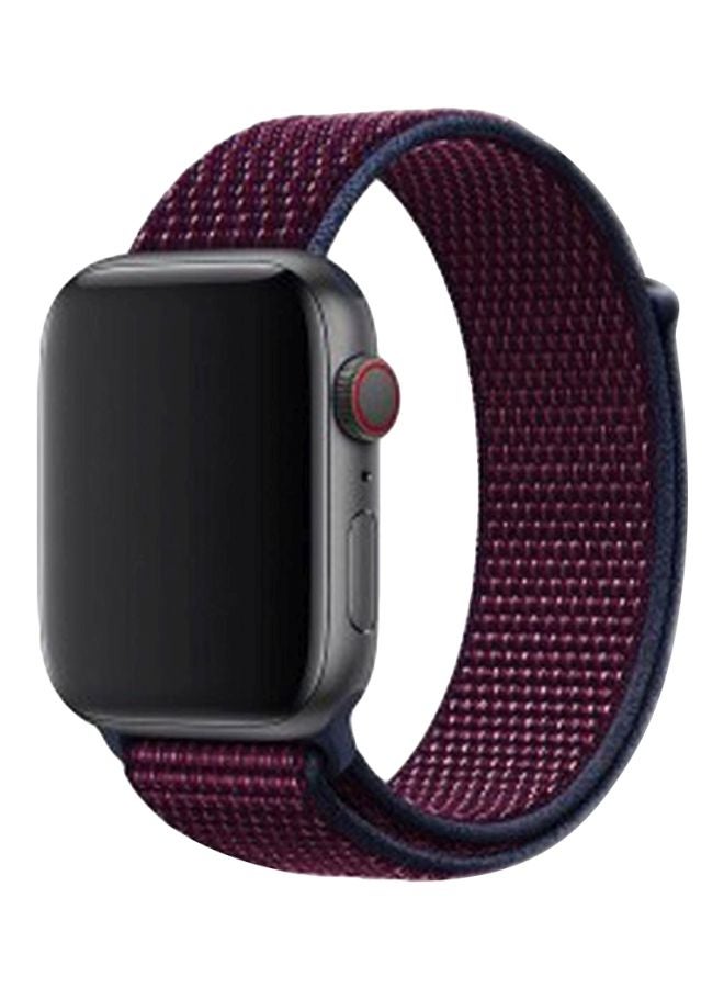 MARGOUN - Henlein Series Replacement Band For Apple Watch 42/44mm Plum - Image 1