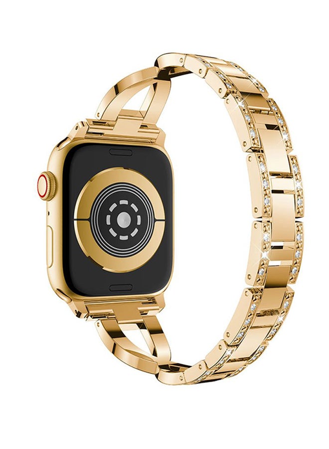 Voberry Replacement Strap Band For Apple Watch 4 40mm Gold - Image 3
