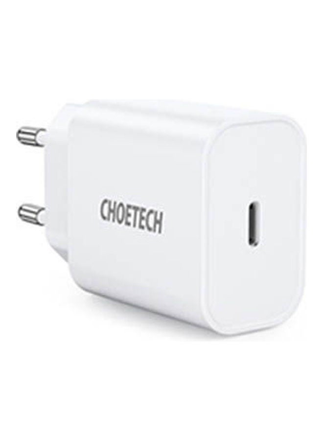 تشوتيك شاحن USB-C بقدرة 20 وات أبيض