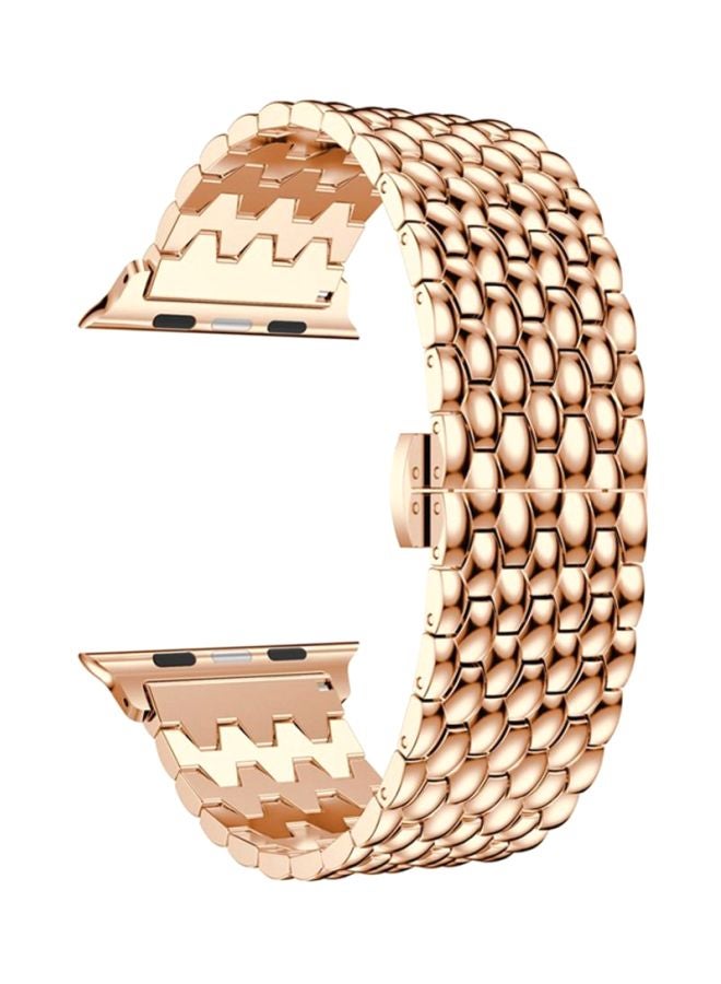 Voberry Replacement Band For Apple Watch Series 4 44mm Rose Gold