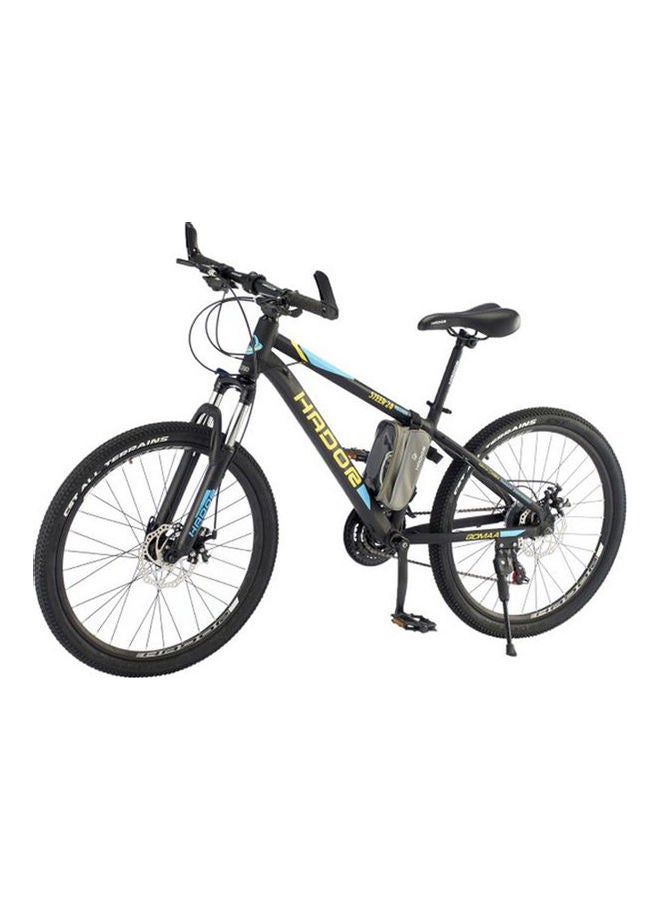 HADOR - Steer Mountain Bike, 21 Speeds - Black & Blue - Image 1