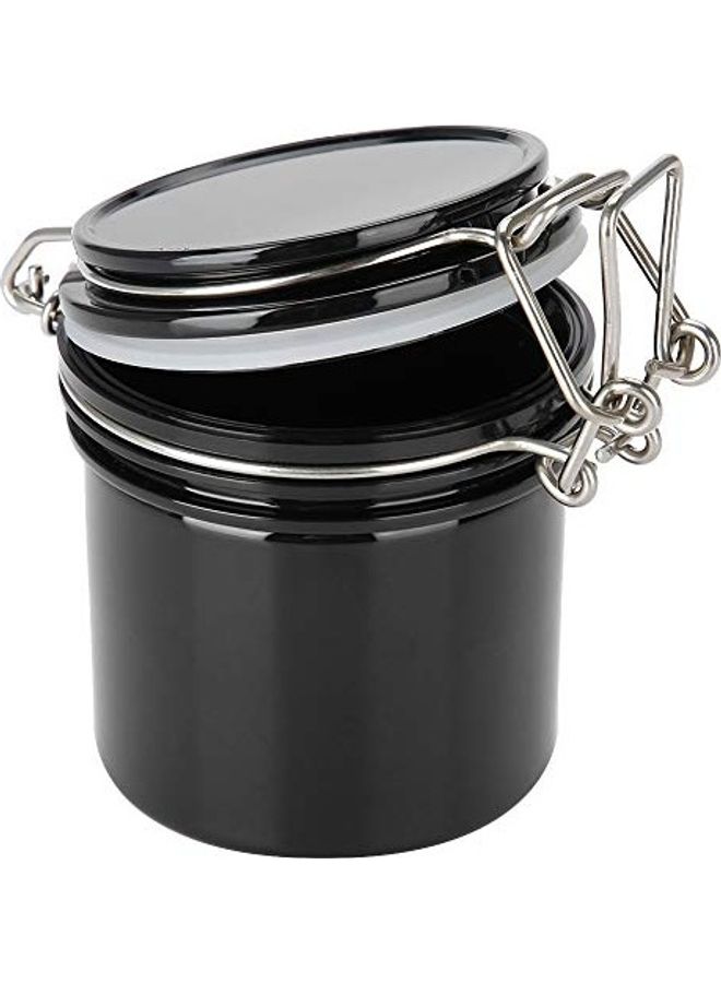 علبة تخزين لاصق لوصلات الرموش أسود/فضي - Image 1