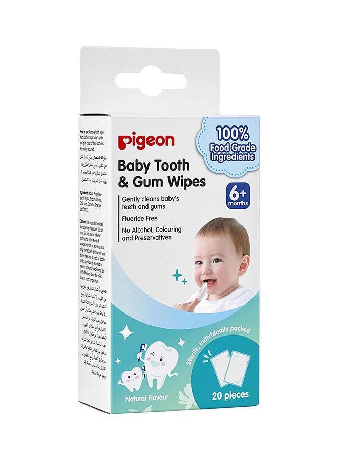 pigeon Baby Tooth & Gum Wipes( Natural)  - Image 1