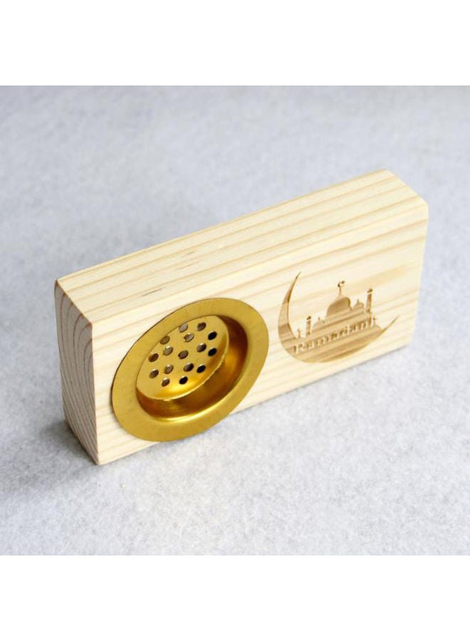 AnneFish Ramadan Incense Holder Beige/Gold 13.5x6.5x2.8cm  - Image 2