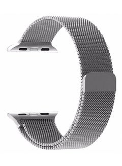 Milanese Loop Stainless Steel Band for Apple Watch 42/44/45mm Silver