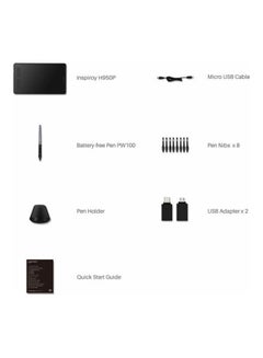 هيون تابلت رسم إينسبيرول H950P أسود  - Image 2
