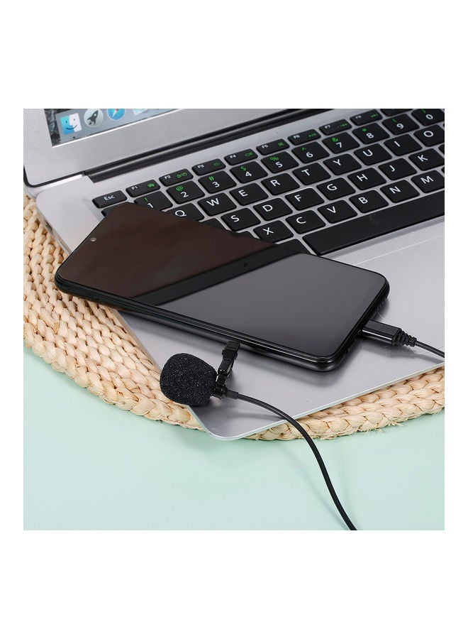 Type-C Lavalier Microphone Black - Image 4