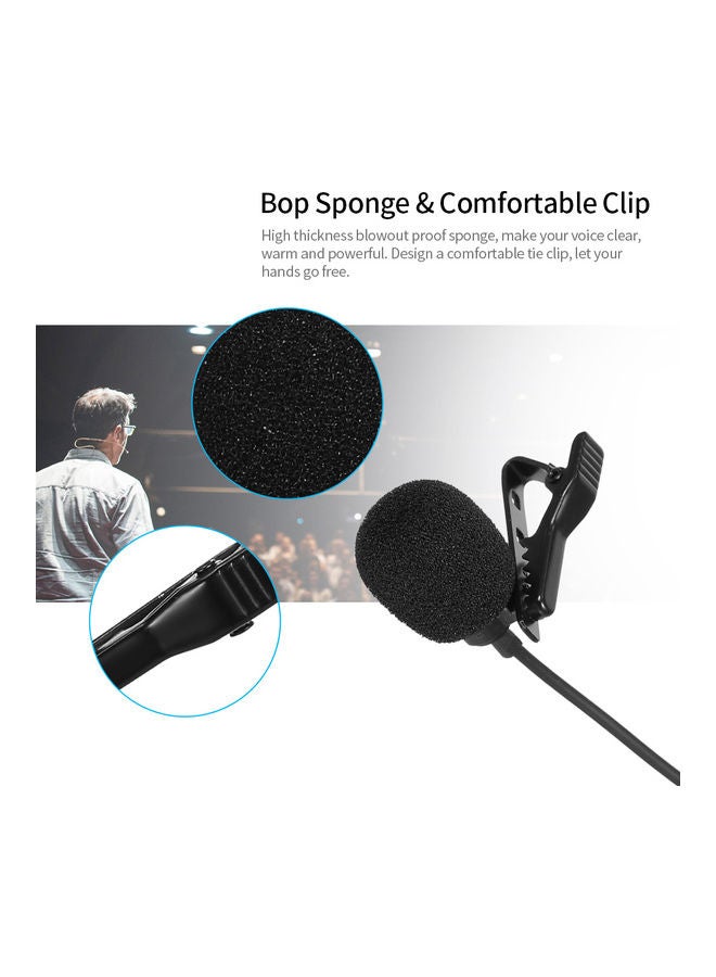 Type-C Lavalier Microphone Black - Image 5