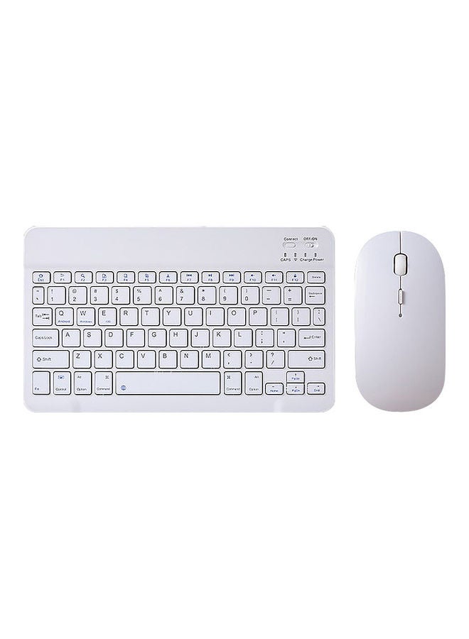 Generic Wireless Keyboard And Mouse Set White  - Image 1