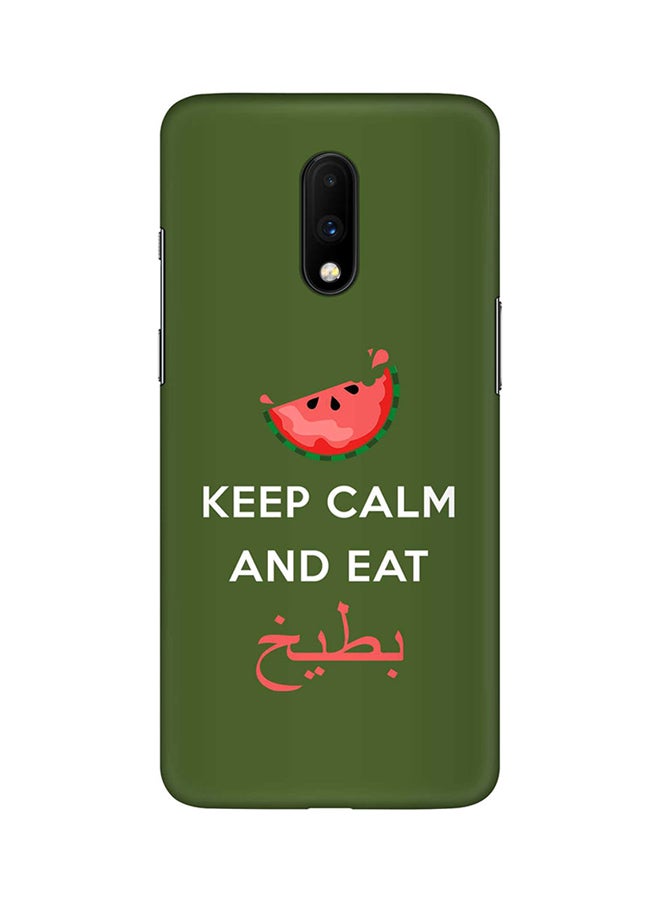 OnePlus - Slim Snap Basic Series Customized Mobile Cover For OnePlus 7 Multi Color - Image 1