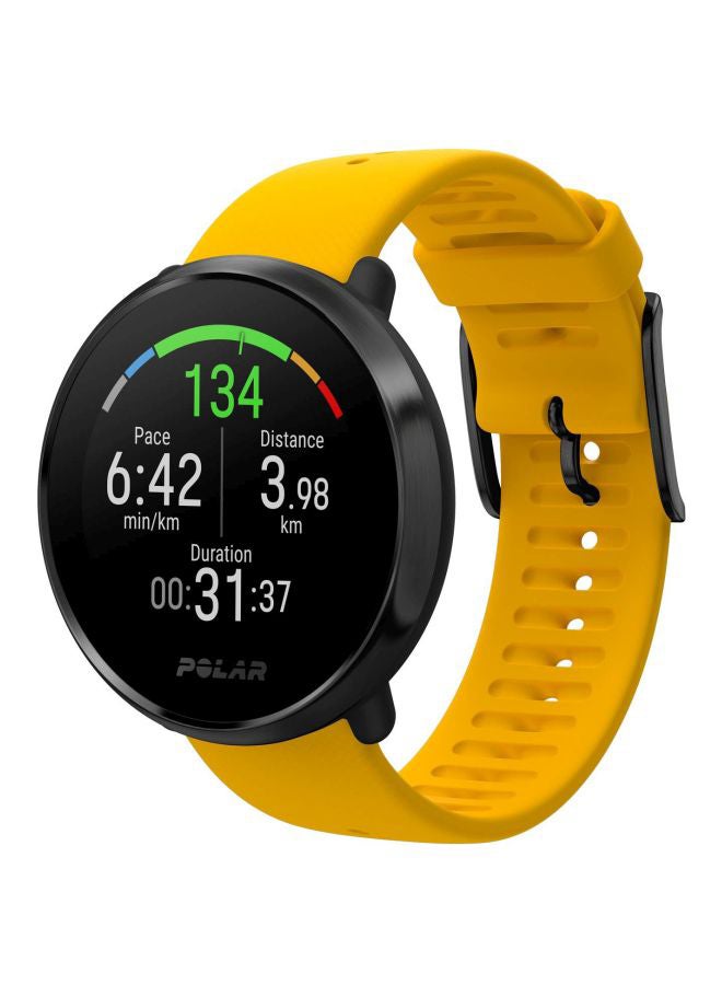 POLAR Ignite Silicone Wristband Yellow - Image 2