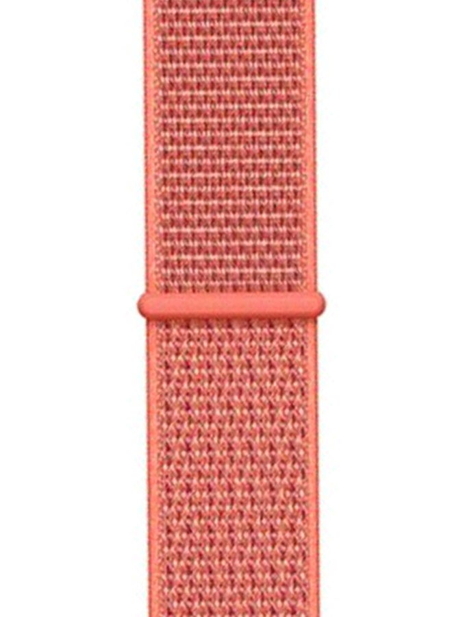 Ozone Replacement Band For Apple Watch Series 1/2/3/4 42mm/44mm Nectarine - Image 2