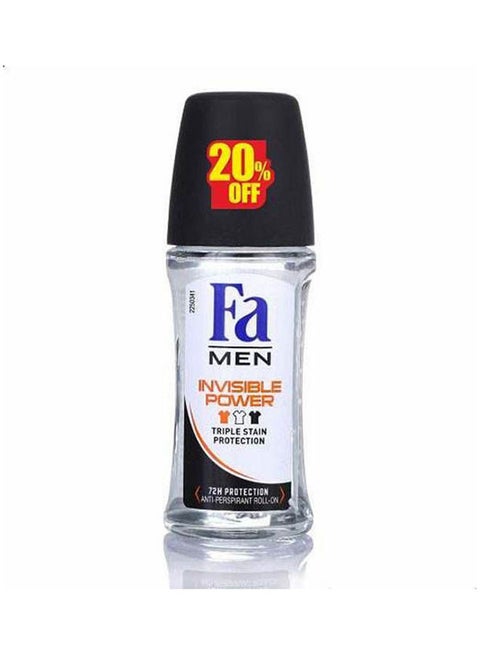 Invisible Power Antiperspirant Roll-On For Men 50ml