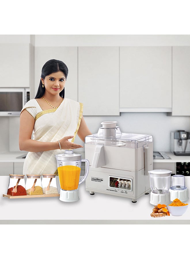 Flexy - 4-in-1 Food Processor Blender Mixer With Juicer Mincer & Mill 1.6 L 400.0 W FLJ275JM White - Image 1
