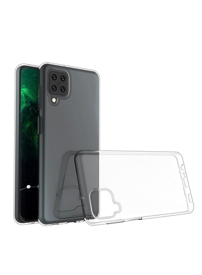 غطاء حماية واقٍ لهاتف سامسونج جالاكسي A12 شفاف