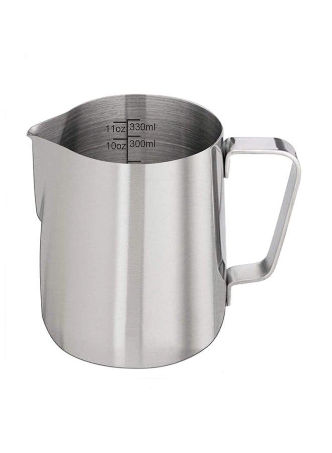 تراست إبريق قشدة من الستانلس ستيل فضي 10x9x8سم - Image 1