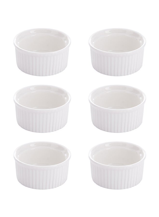 Dove - 6-Piece Mini Sauce Dish White 6x3inch - Image 1