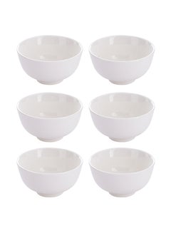 Dove 6-Piece Bowls White 6x4.5inch  - Image 1
