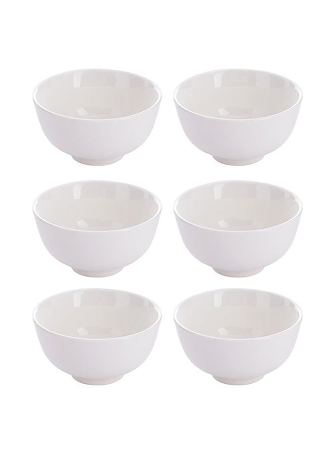 دوف طقم سلطانيات 6 قطعة أبيض 6x4.5بوصة - Image 1