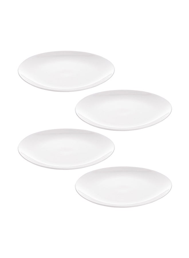 Dove 4-Piece Dinner Plates White 4x12inch