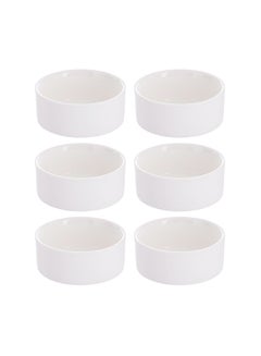 Dove 6-Piece Soup Bowls White 4.25x6inch 