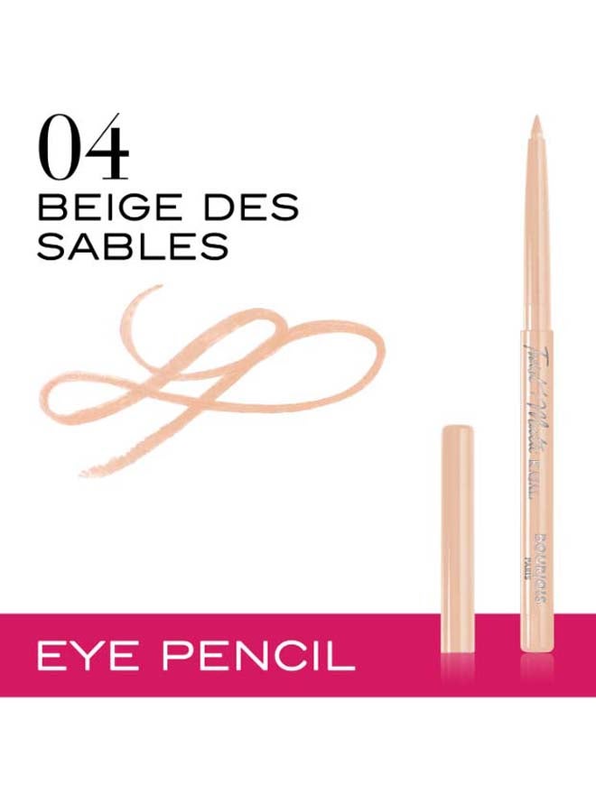 BOURJOIS PARIS Pencil Kajal Twist Matic Eyeliner 04 Beige Des Sables 04 Beige des sables  - Image 2