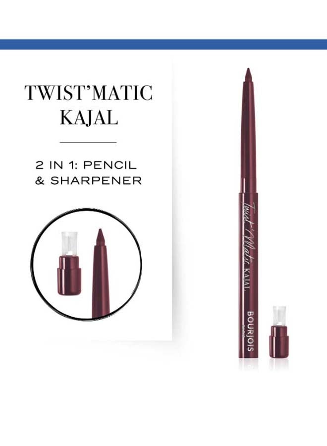 BOURJOIS PARIS Twist'Matic Kajal Eyeliner Pencil – 03 –Henna'Dorable  - Image 4