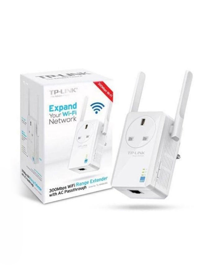 TP-LINK - Wireless Router Tl-Wr940N With Range Extender Tl-Wa860Re 300 Mbps Black/White - Image 1