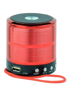 Bison Wireless Mini Speaker Red/Black  - Image 1
