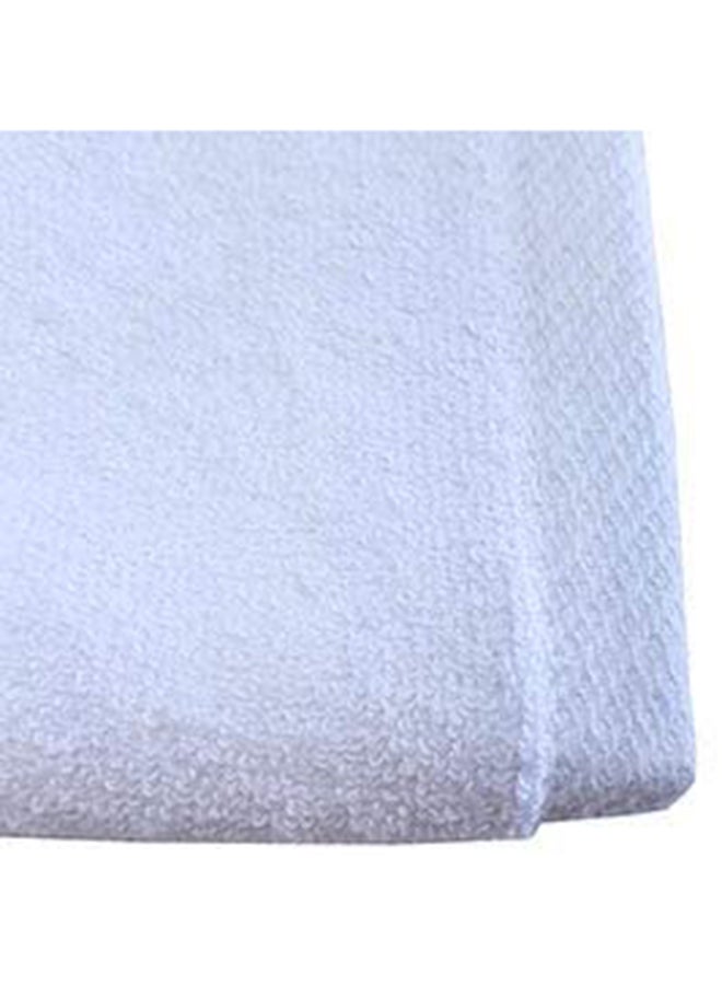 Pepperonz 4-Piece Eco Cotton Pool Towels White 90x180cm - Image 2