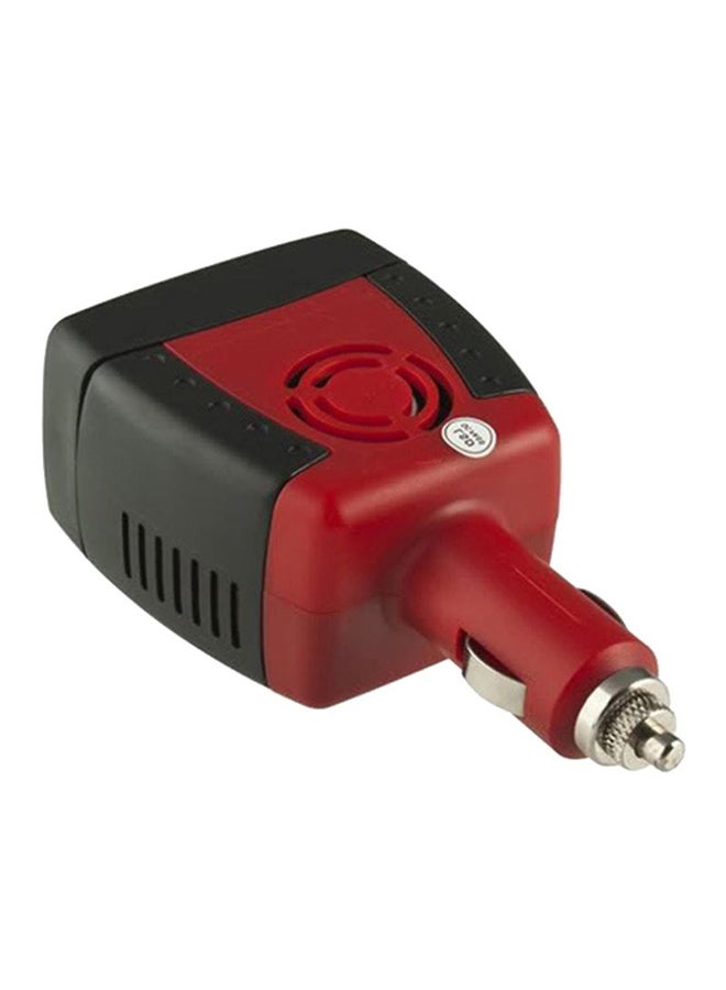 دي إل سي  شاحن هاتف للسيارة بمنفذ USB أسود/أحمر  - Image 2