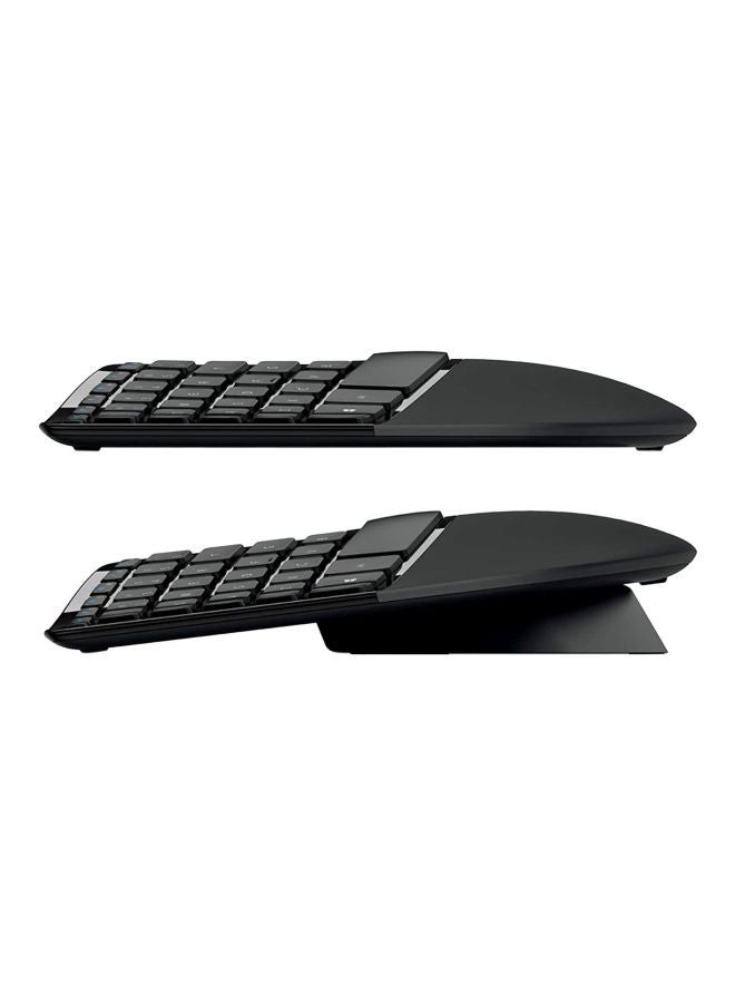2-Piece Wireless Desktop Mouse And Keyboard Set Black