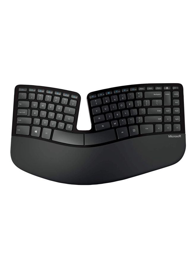 2-Piece Wireless Desktop Mouse And Keyboard Set Black