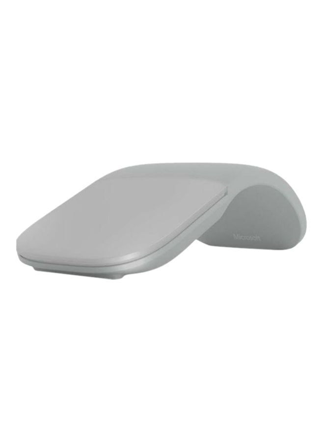 Microsoft - Wireless Touch Surface Arc Mouse Light Grey - Image 1