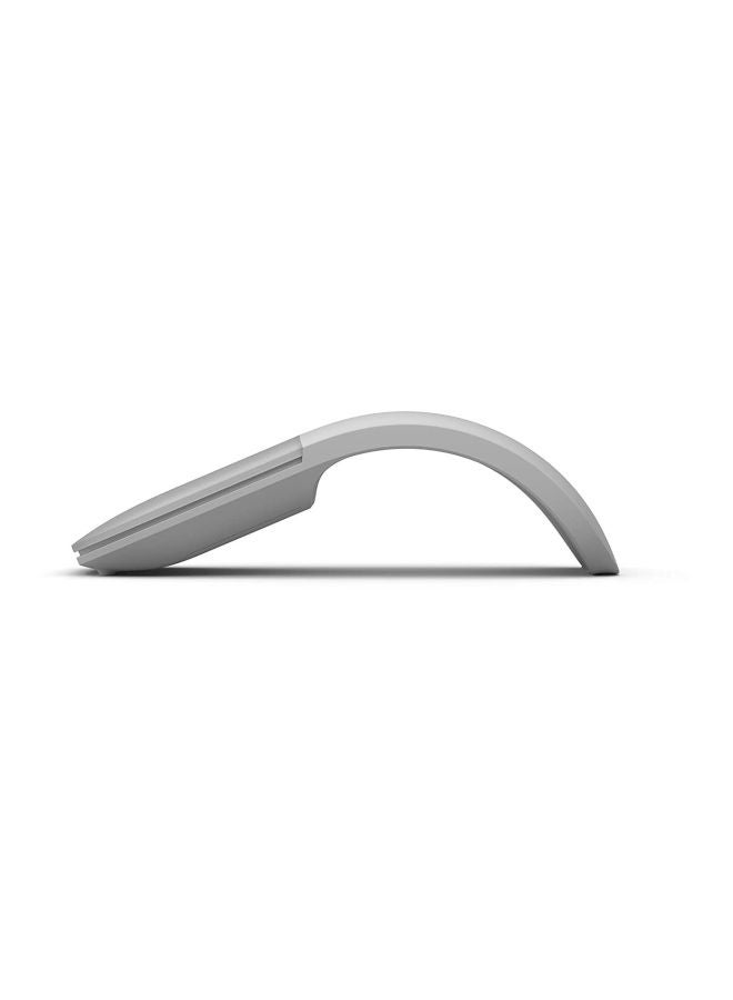 Microsoft - Wireless Touch Surface Arc Mouse Light Grey - Image 1
