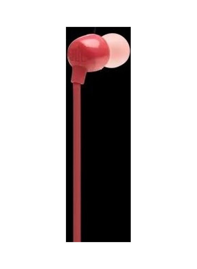 JBL Tune 115Bt Bluetooth In-Ear Headphones In-Ear Headset, Volume Control Red  - Image 3