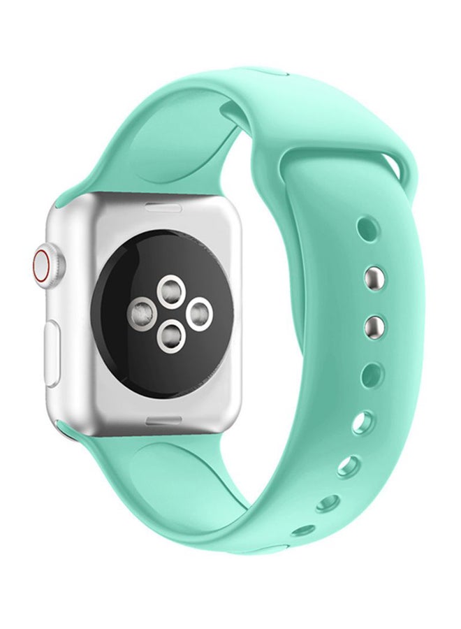 Voberry Replacement Band Strap For Apple Watch Series 4 44mm Mint Green  - Image 2
