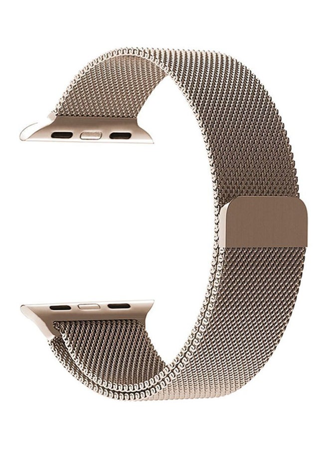 MARGOUN - Milanese Loop Band For Apple Watch Gold - Image 1
