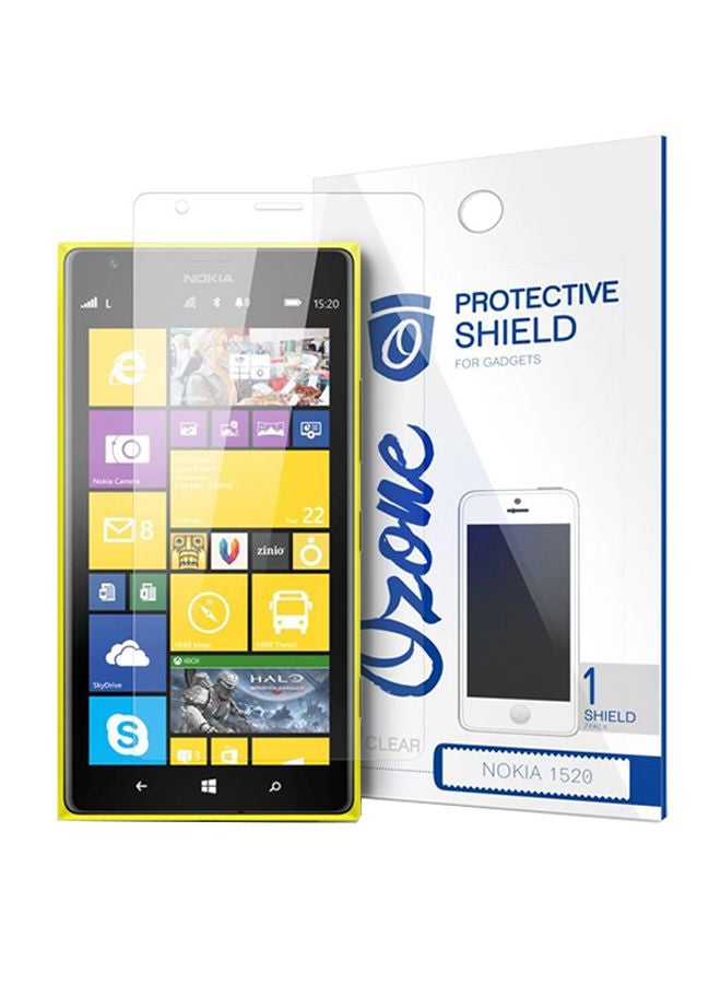 Ozone Crystal HD Screen Protector Scratch Guard For Nokia 1520 Clear