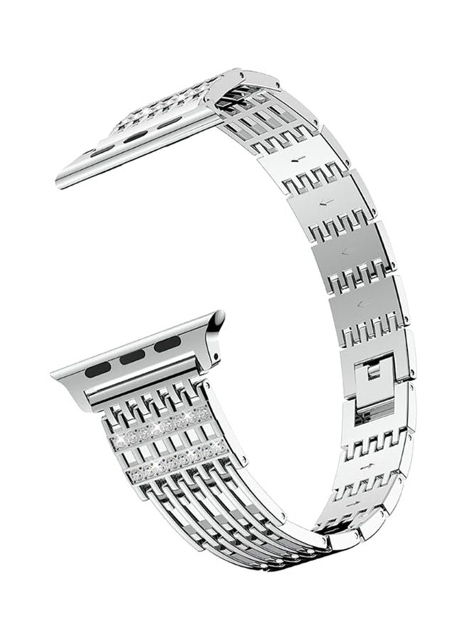 Voberry Replacememt Band For Apple Watch Series 4 40mm Silver - Image 1