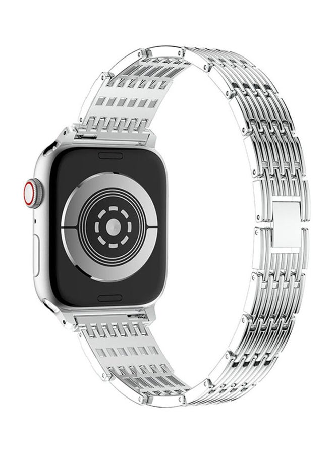 Voberry Replacememt Band For Apple Watch Series 4 40mm Silver - Image 2