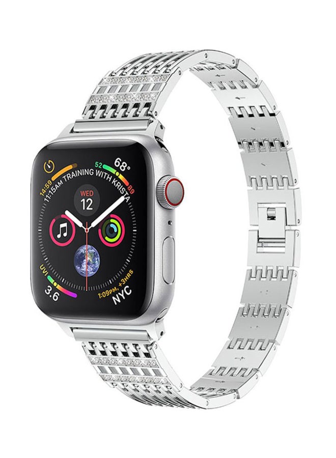 Voberry Replacememt Band For Apple Watch Series 4 40mm Silver - Image 3
